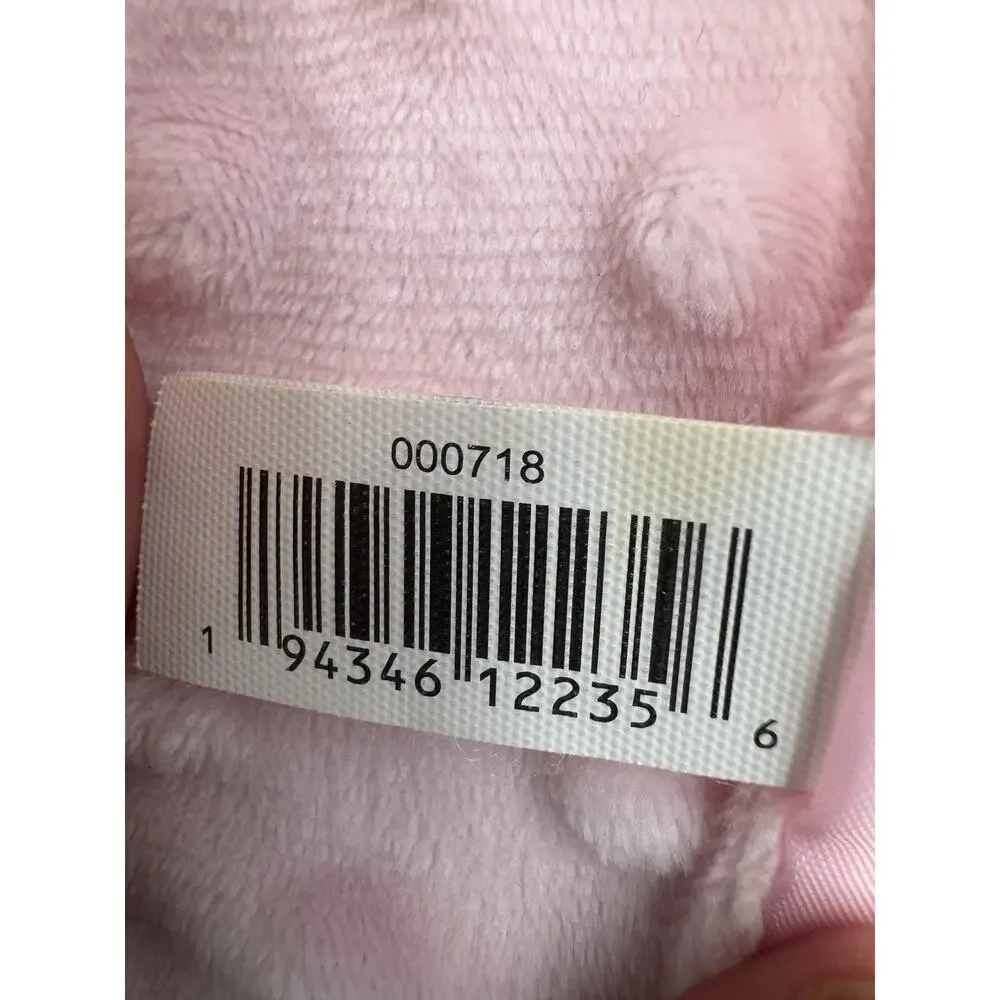 Walmart My 1st Easter Tan Bunny Pink Lovey Baby Security Blanket Minky Dots